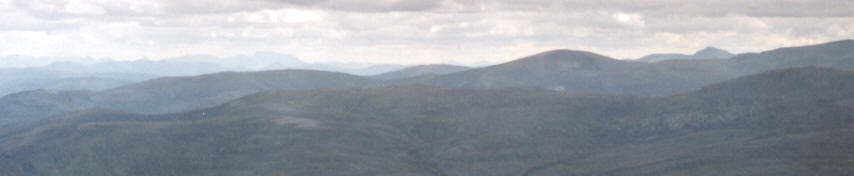 View South from Sgurr Fhuar-thuill